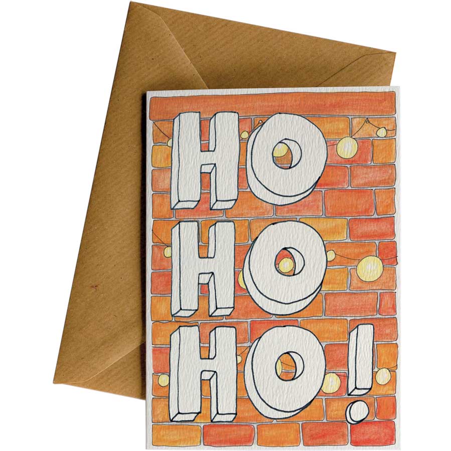 Ho Ho Ho - Christmas Card