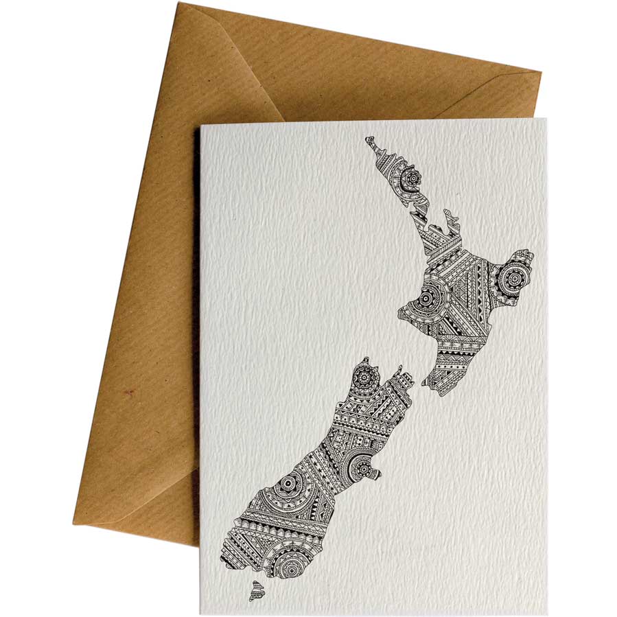 NZ Map - Any Occasion Card