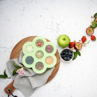 Silicone Baby Food Tray - 7 (comp)
