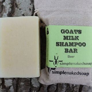 Simple Naked Soap Goats Milk Shampoo with Beer