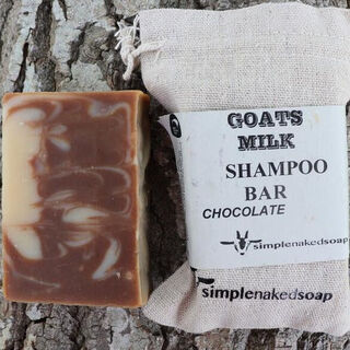 Simple Naked Soap Goats Milk Shampoo with Chocolate