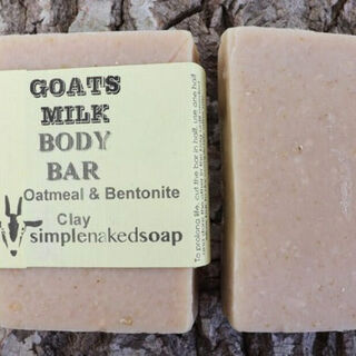 Simple Naked Soap Goats Milk Oatmeal & Bentonite Soap